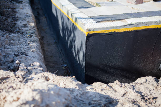 Residential Waterproofing installation at a Montpelier, IN home by SJ Waterproofing Pros